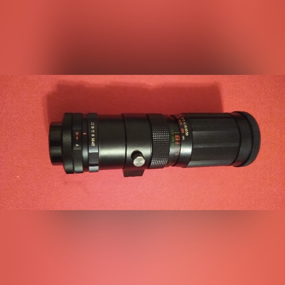 Vintage camera macro lens